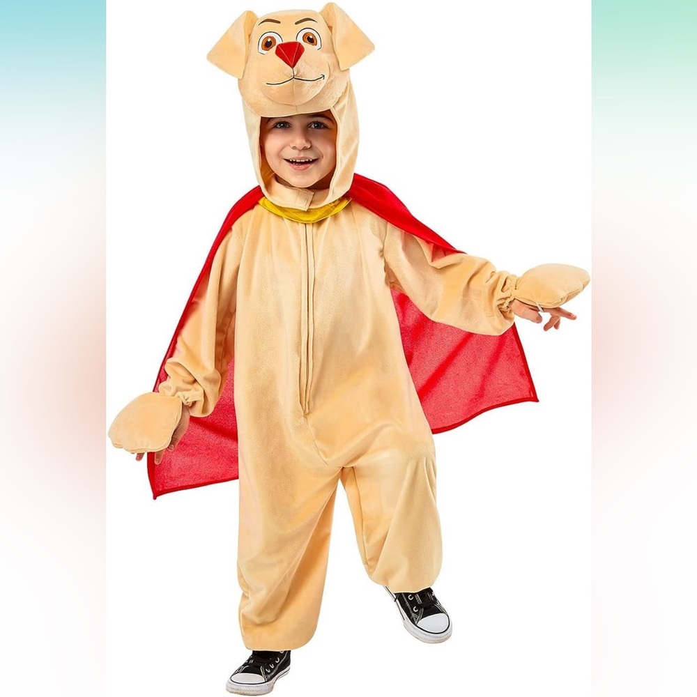 New in Bag Krypto from DC League of Super-Pets Comfywear Costume by Rubies 2-3Y
